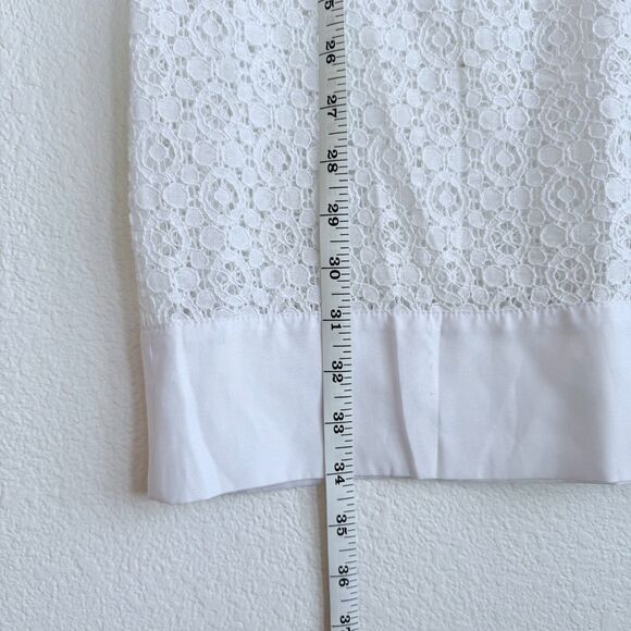 NWT Imperfect Laundry by Shelli Segal Lace Overlay 3/4 Bell Sleeve Dress Size 8 - Picture 10 of 12